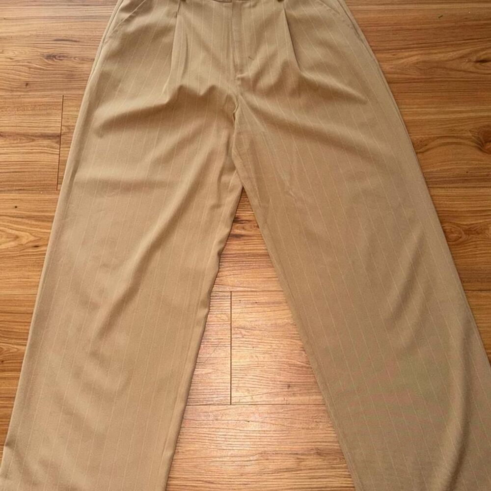 Elodie Women's Tan and Brown Trousers